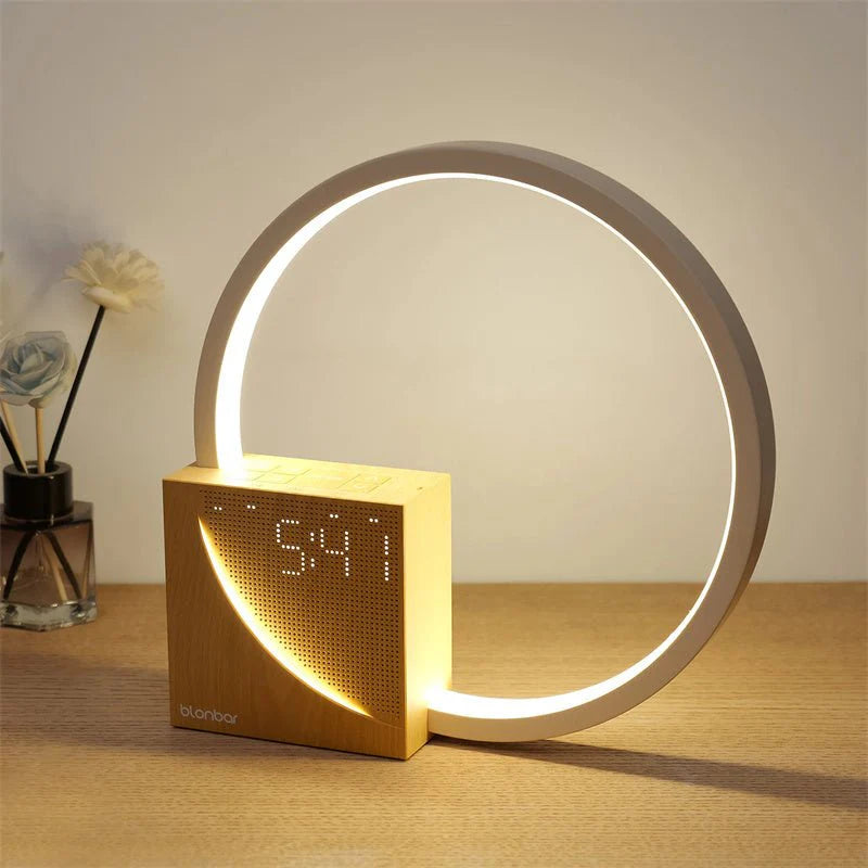 Bedside Touch Lamp – Alarm Clock, Natural Sounds.