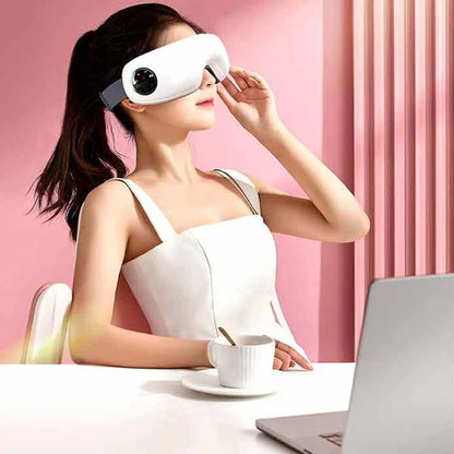 Eye Massager with Heat & Vibration for Relaxation