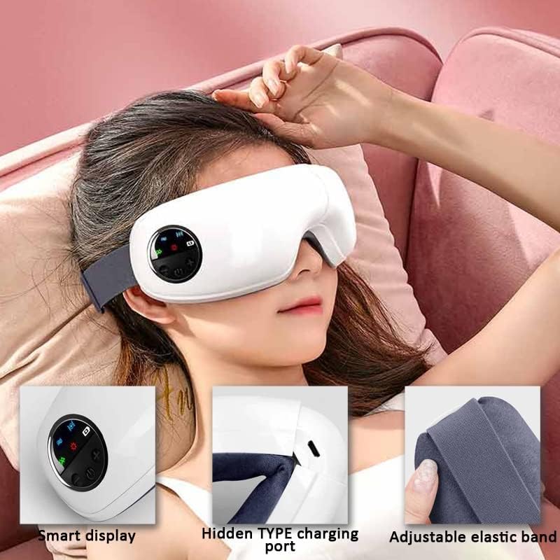 Eye Massager with Heat & Vibration for Relaxation