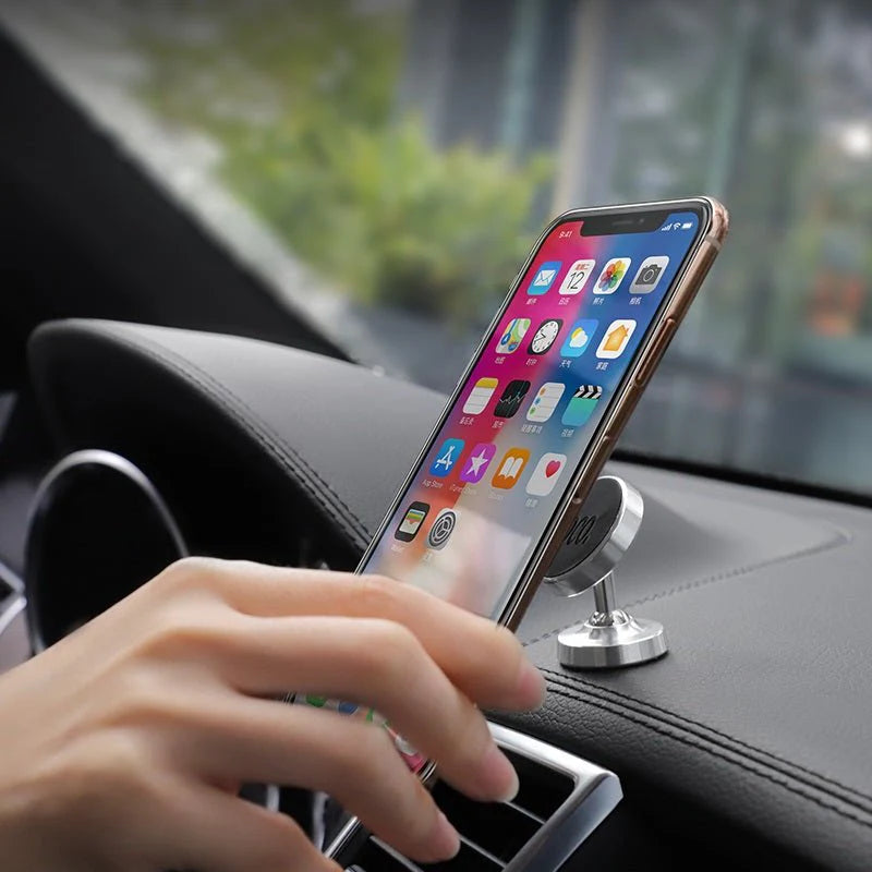 Magnetic Phone Holder – Strong 360° Car Mount for Dashboard & Air Vent