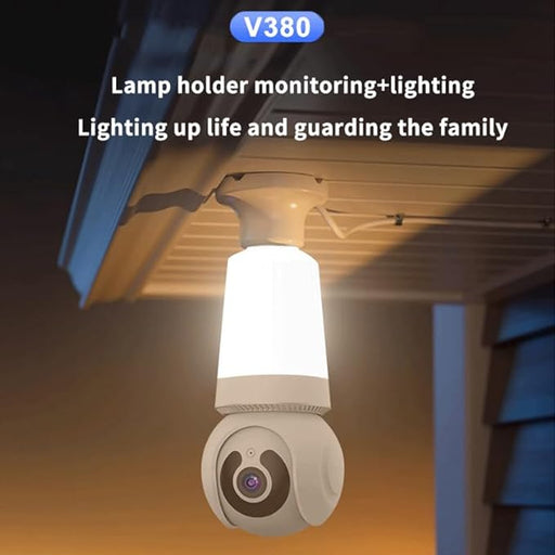 V380 Smart Bulb Camera – 360° WiFi Security Camera.